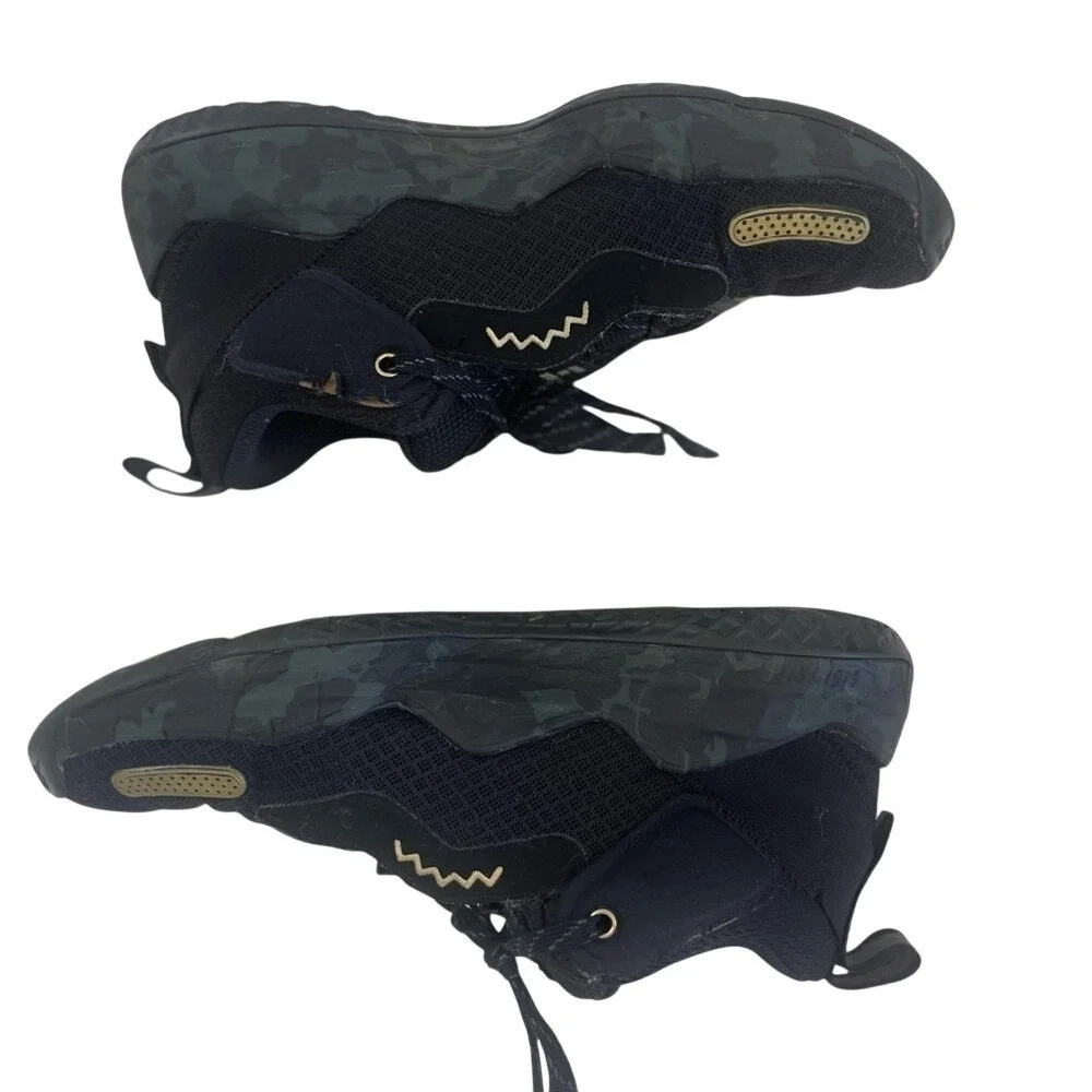 Adidas D.O.N. Issue 3 Mens Basketball Shoes Black Gold‎ Size 7